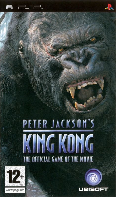 Peter Jackson's King Kong box art for PSP